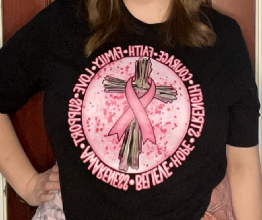 Pink Ribbon Cross