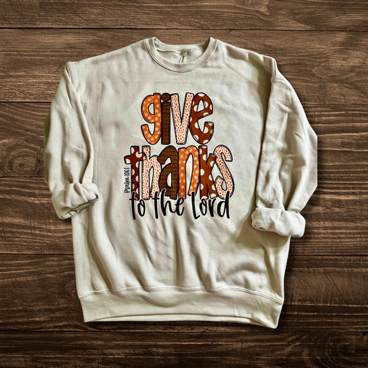 Give Thanks Sweatshirt (Plus)