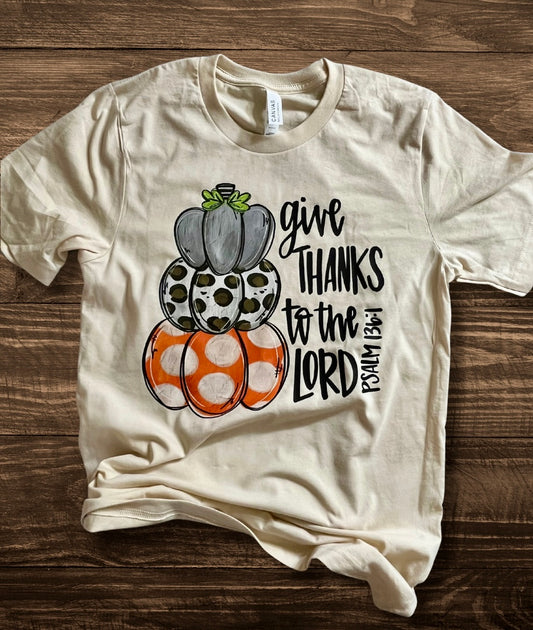 Give Thanks Pumpkin T-Shirt